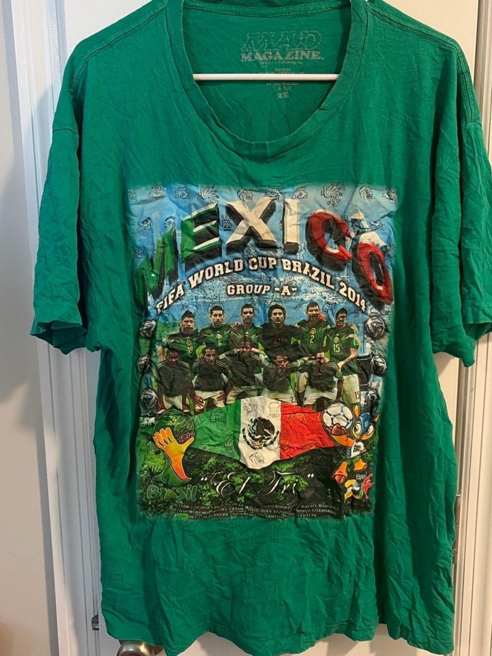 adidas Green Mexico World Cup Graphic Tee